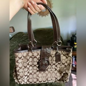 Coach logo bag Y2K early 2000s plus wallet